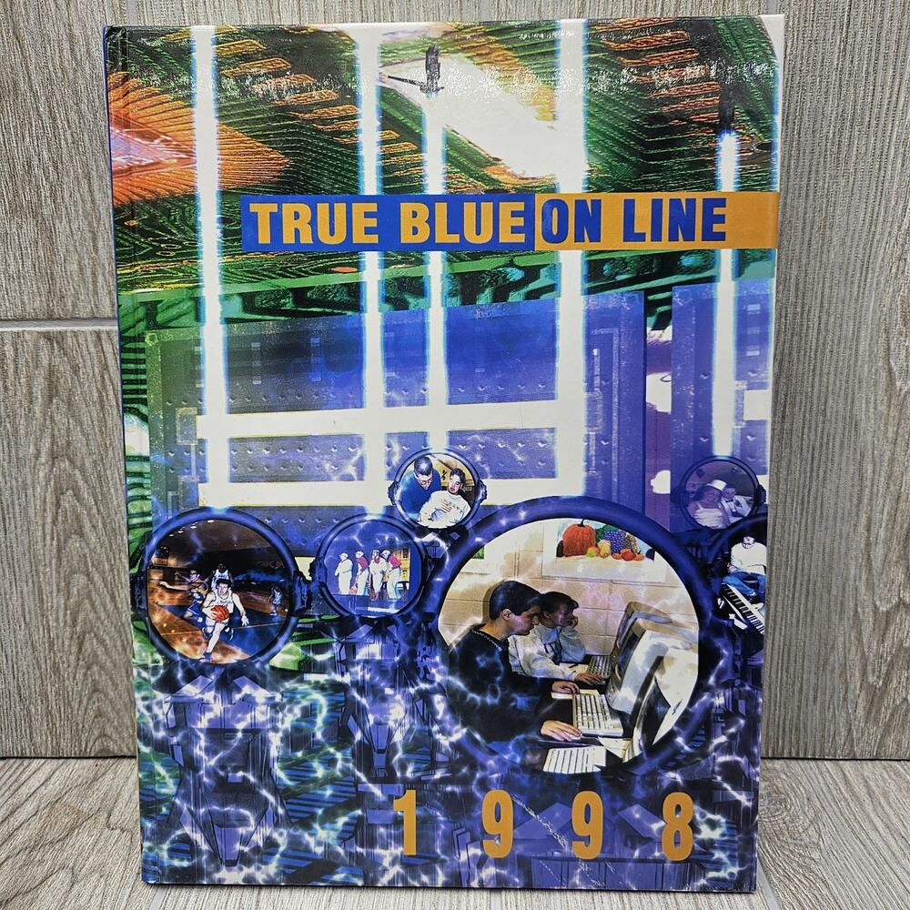 1998 True Blue Circle High School Yearbook Towanda Kansas‎ KS